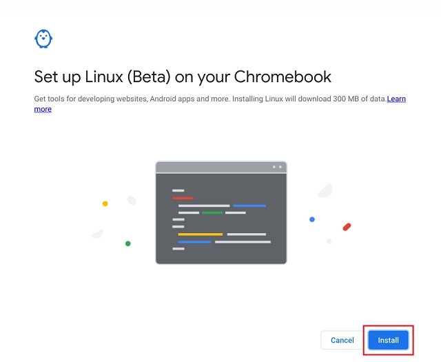 Sử dụng Linux trên Chromebook