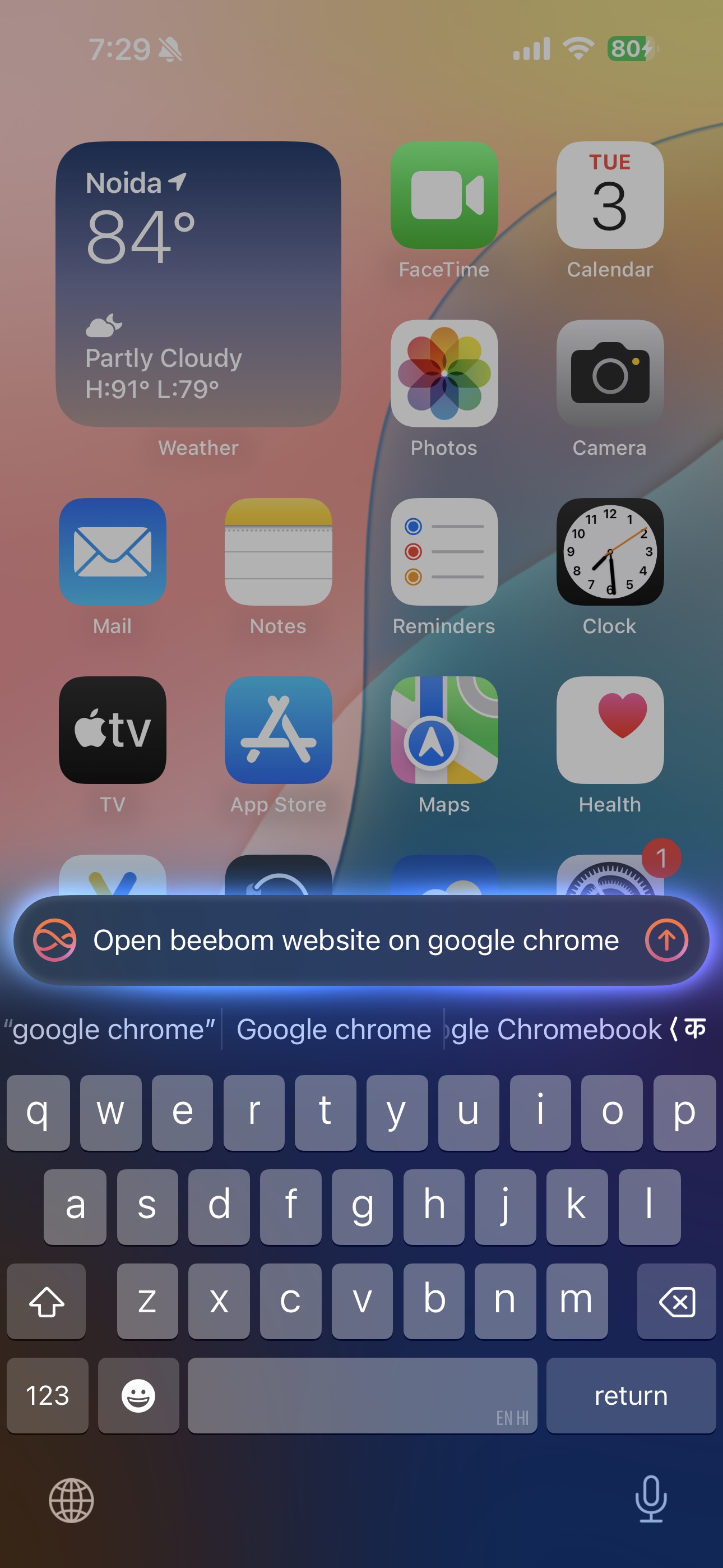 Sử dụng &quot;Nhập cho Siri&quot; trên iPhone