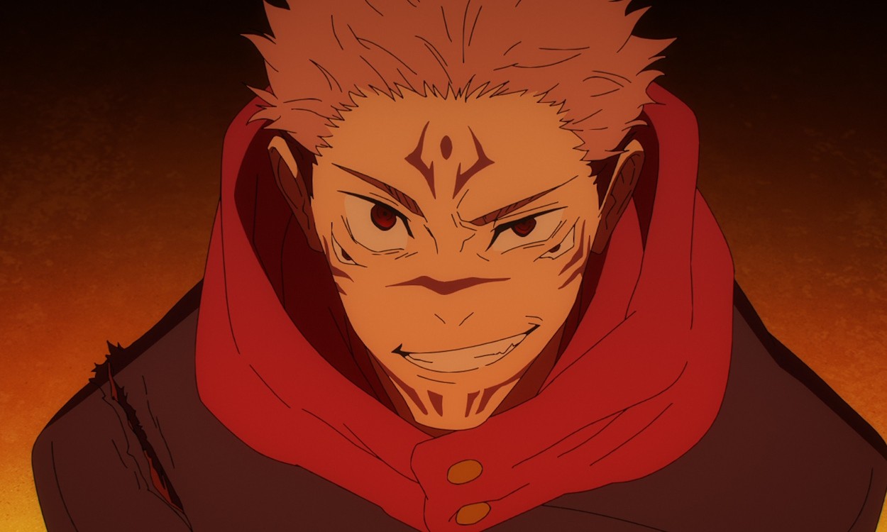 Sukuna mỉm cười trong Sự Kiện Shibuya ở Jujutsu Kaisen mùa 2