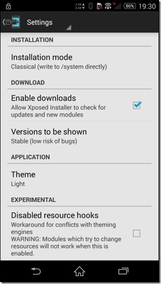 Tải module Xposed