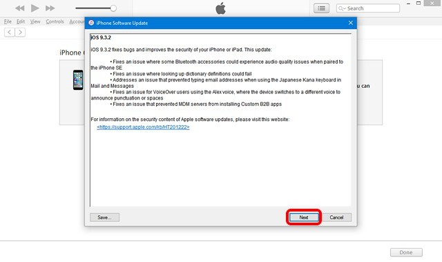 Tải về iOS 9.3.2
