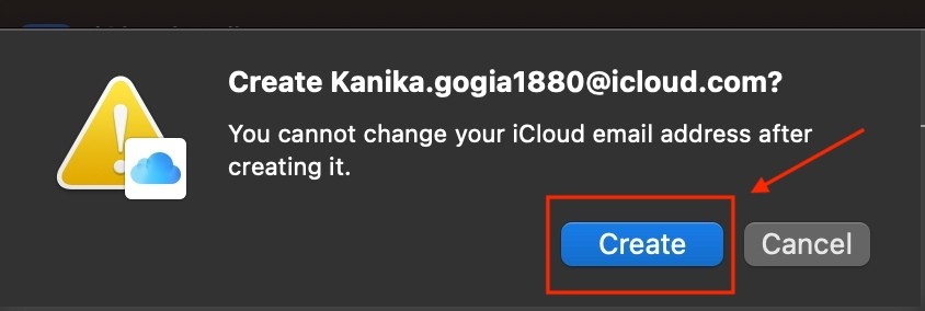 Tạo Email iCloud trên Mac