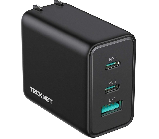 Tecknet 65W USB-C Charger - Sạc nhanh, đa cổng cho game thủ Steam Deck