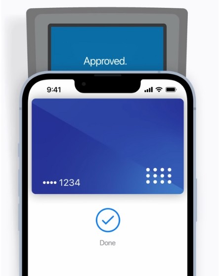 Thanh toán hoàn tất với Apple Pay trên iPhone