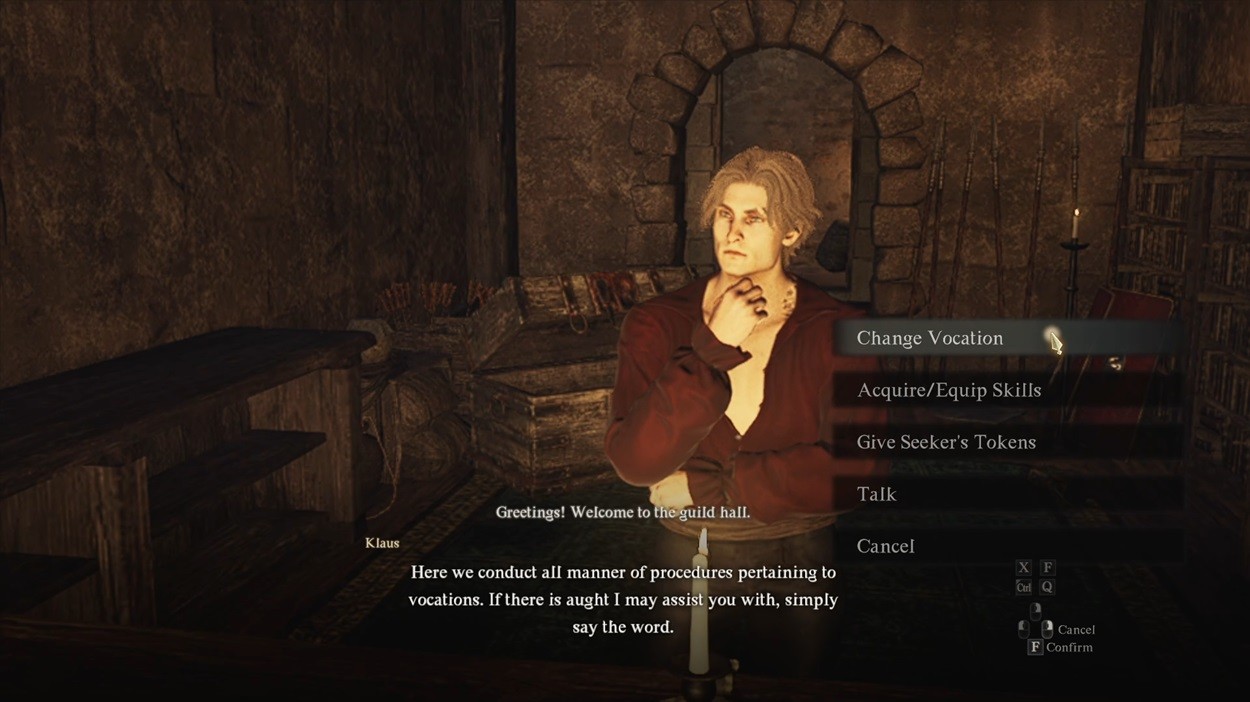 Thay đổi nghề tại Guild nghề ở Dragon's Dogma 2