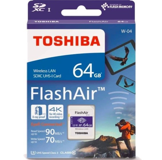 Thẻ nhớ Toshiba FlashAir W-04 64 GB SDXC Class 10