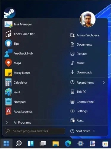 Thiết kế lại menu Start trên Windows 11 bằng StartAllBack