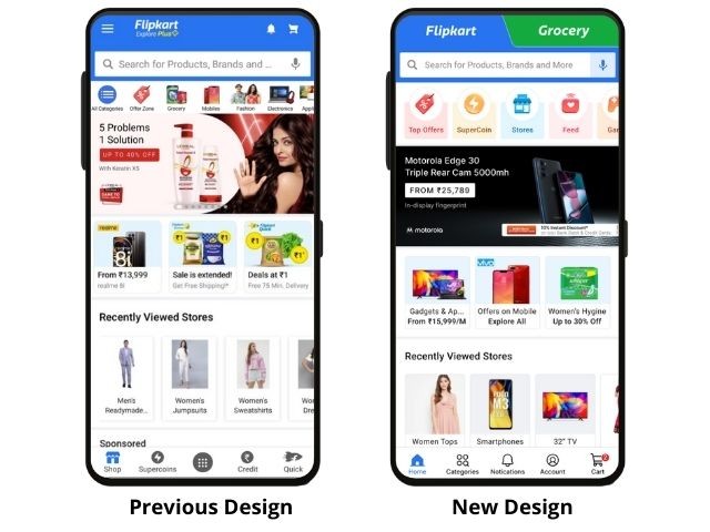 Flipkart App Mới: Thiết Kế Tối Ưu và Tính Năng Mua Sắm Tiện Lợi