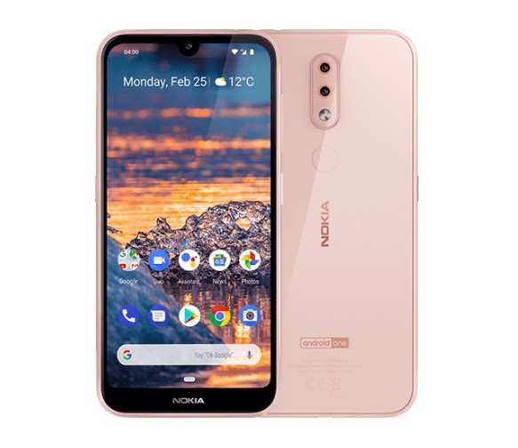 Thiết kế Nokia 4.2 màu hồng