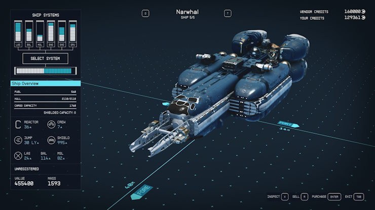 Thông số Starfield Narwhal