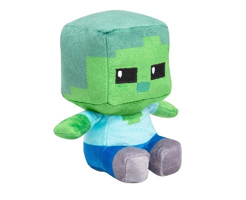 Thú Nhồi Bông Zombie Minecraft: Biến zombie đáng sợ thành người bạn âu yếm với thú nhồi bông zombie mềm mại này.
