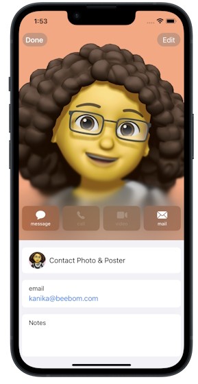 Tính năng Ảnh Liên Hệ (Contact Posters) trên iOS 17