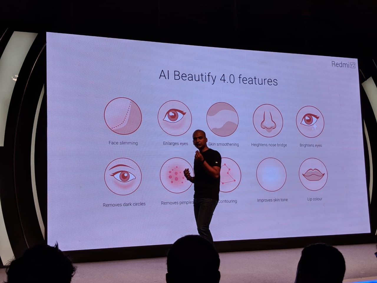 Tính năng làm đẹp AI của Redmi Y2