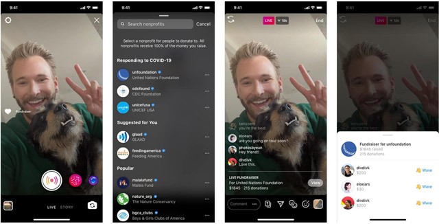 Instagram Ra Mắt Tính Năng Quyên Góp Trực Tiếp (Live) Cho Tổ Chức Phi Lợi Nhuận