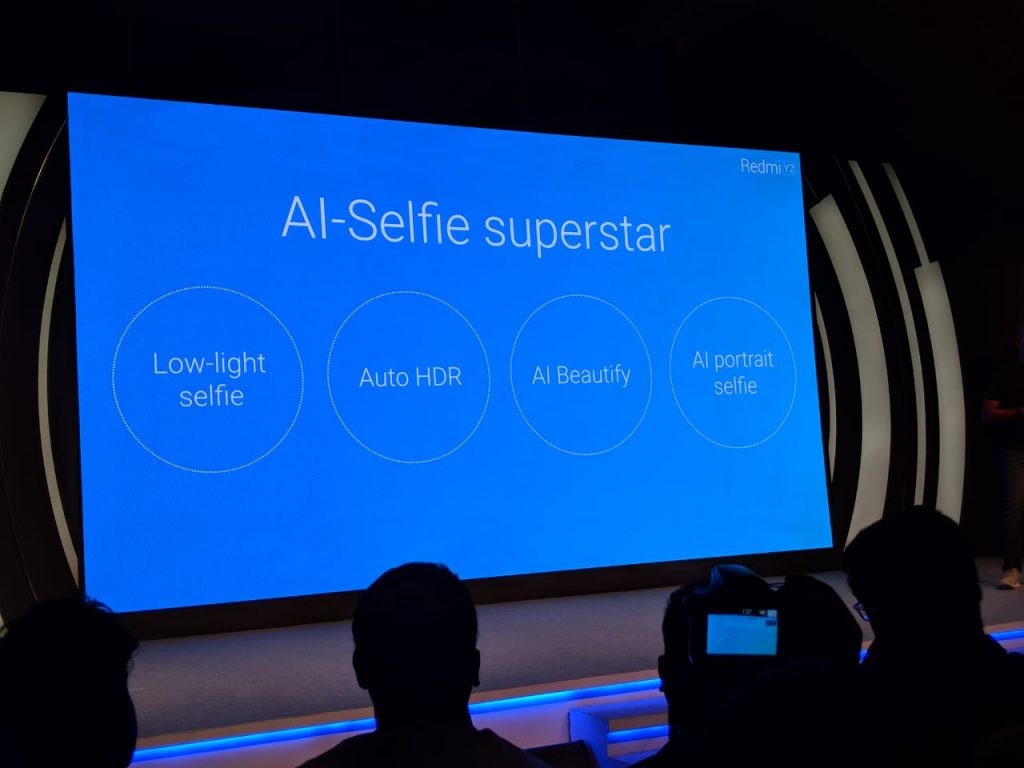 Tính năng selfie AI của Redmi Y2