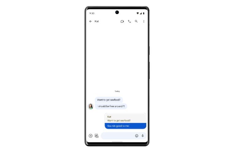 Trả lời tin nhắn cá nhân trên Google Messages