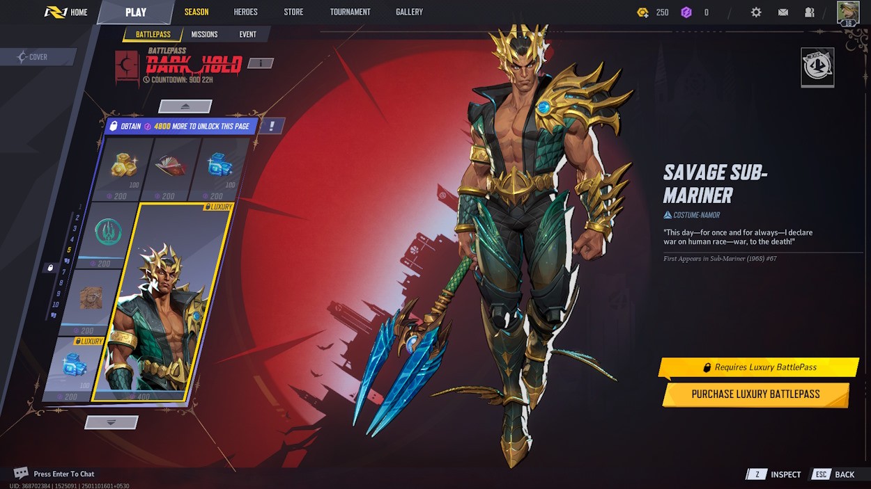 Trang 5 Battle Pass Mùa 1 Marvel Rivals
