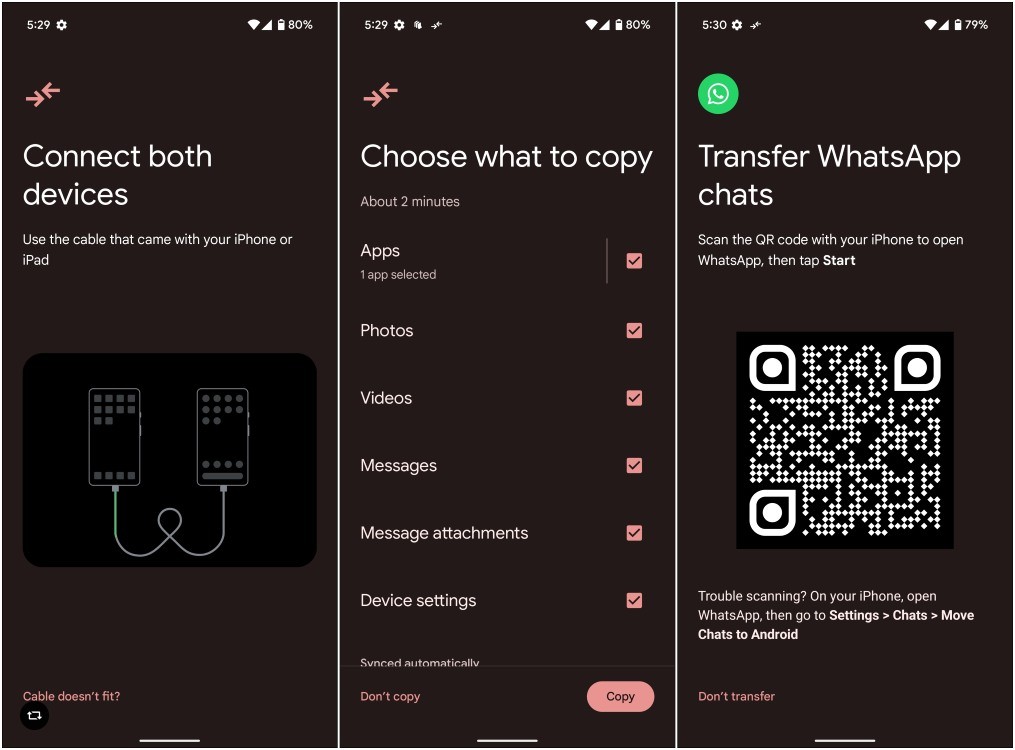 Transfer Files from iOS to Pixel 9