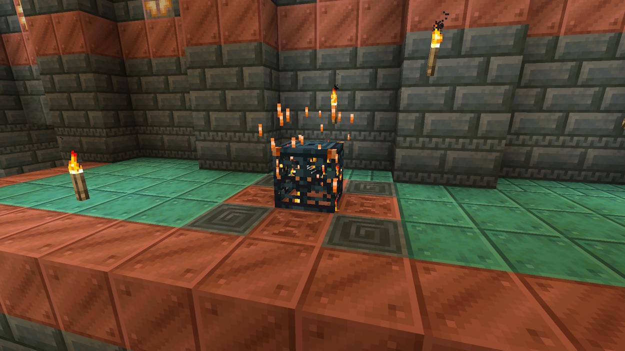 Trial Spawner đang kích hoạt