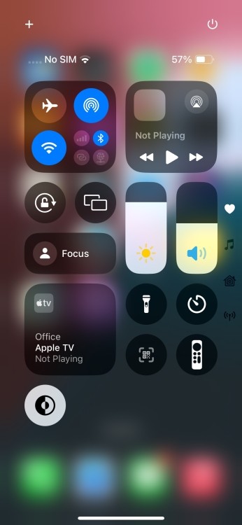 Trung tâm điều khiển iOS 18