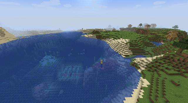 Tượng đài đại dương trong hồ nước trong Minecraft