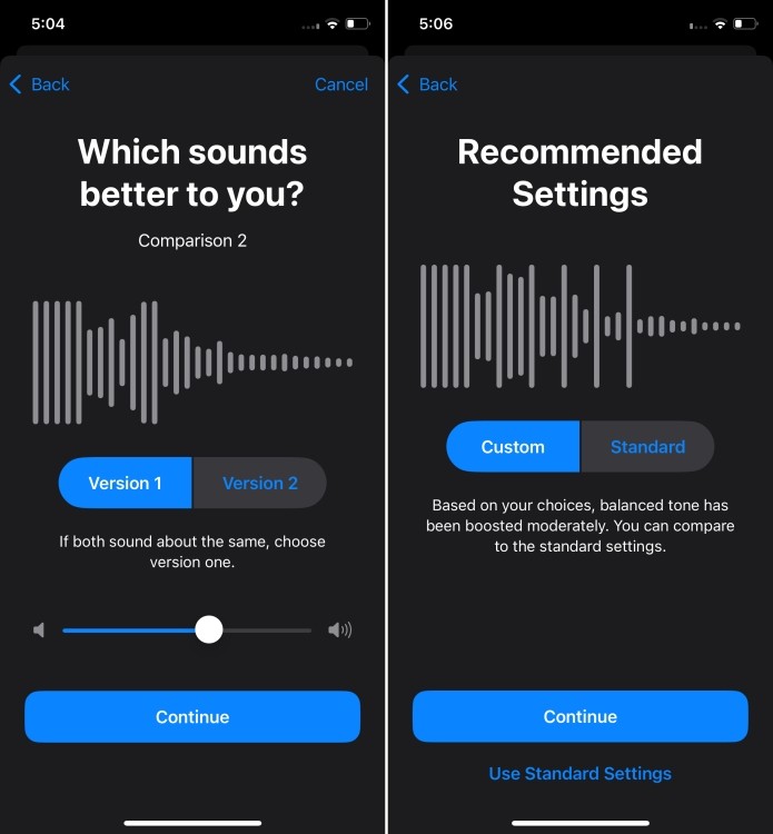 Tùy chỉnh âm thanh AirPods