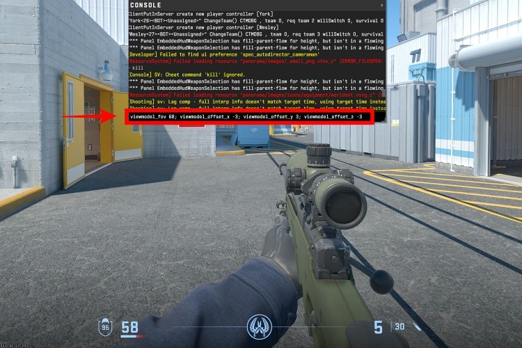 Tùy chỉnh cài đặt viewmodel trong Counter-Strike 2 CS2.