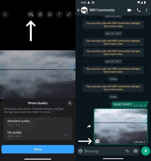 WhatsApp Sắp Cho Phép Gửi Ảnh Chất Lượng Cao!