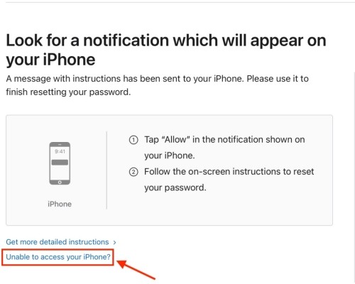 Tùy chọn iforgot.com để đặt lại mật khẩu Apple ID