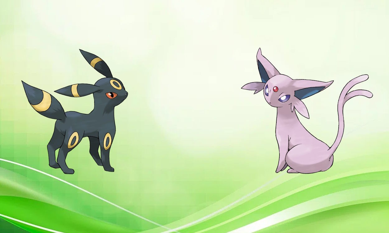 Umbreon và Espeon Pokemon Go Eevee evolution