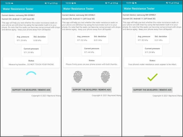 Ứng Dụng Kiểm Tra Khả Năng Chống Nước Cho Điện Thoại Android