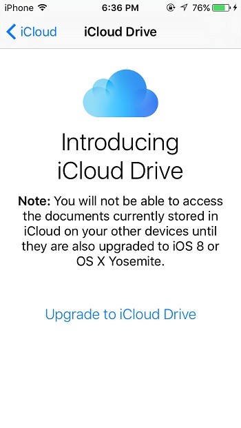Ứng dụng iCloud Drive