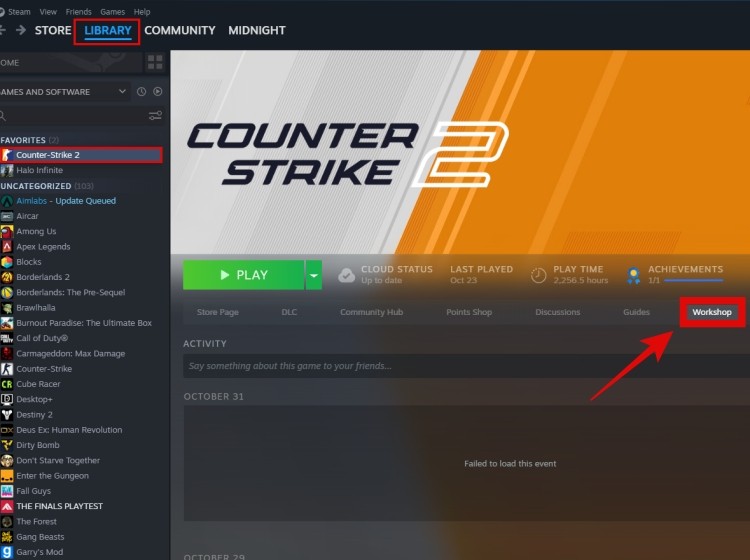 Hướng dẫn tải và chơi bản đồ Workshop trong Counter-Strike 2 (CS2)