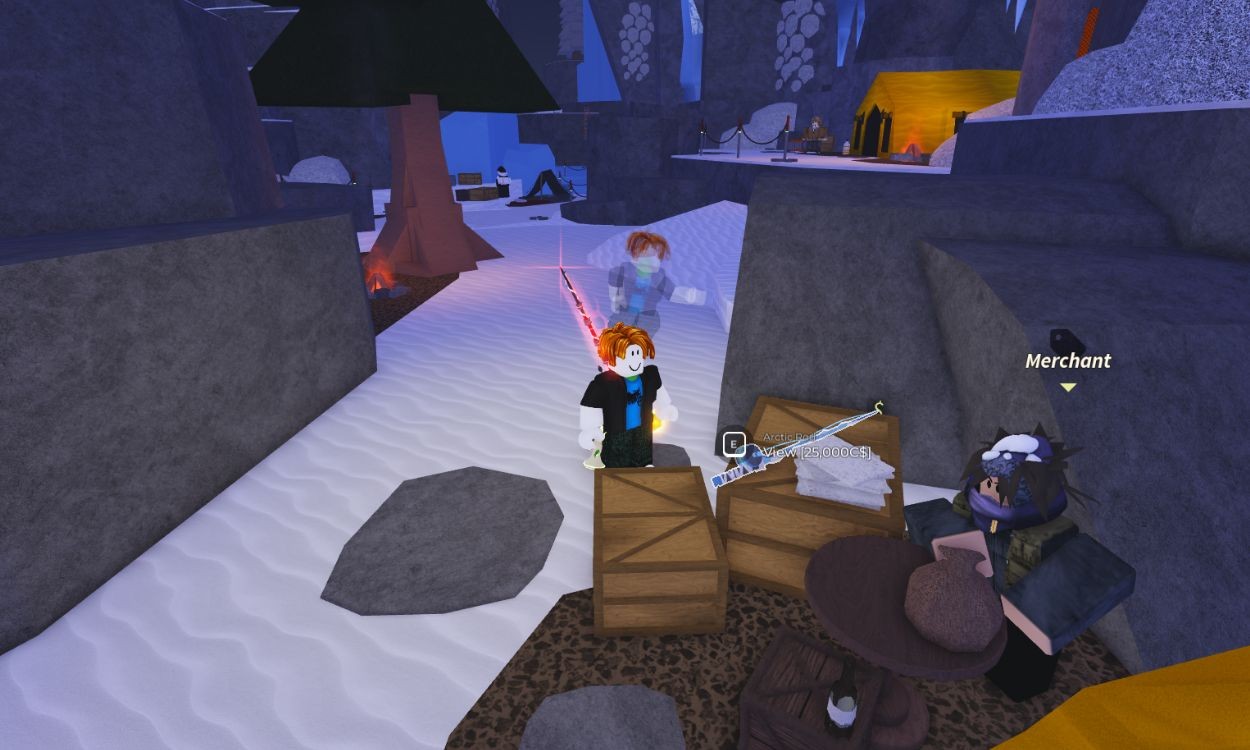 Vị trí cần câu Arctic Rod