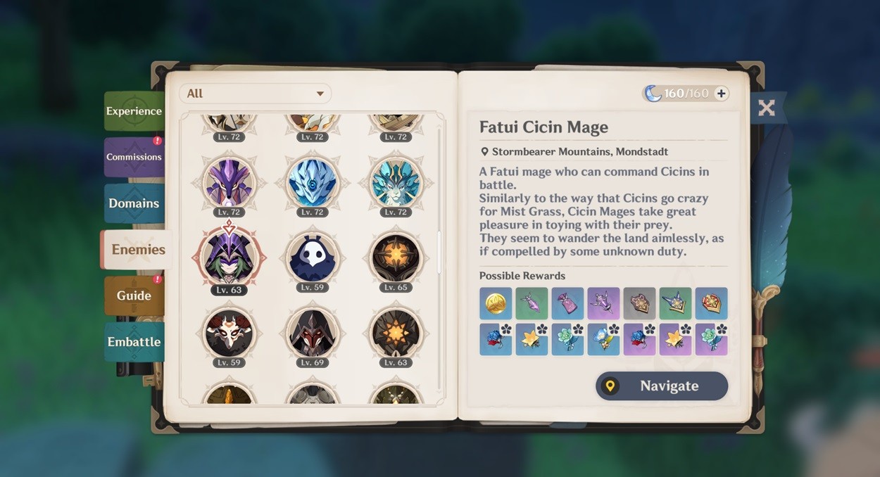 Vị trí Fatui Cicin Mages