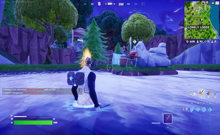Vị trí Gnome ao Lonely Lodge