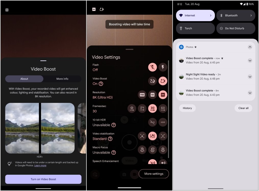 Video Boost AI Pixel 9