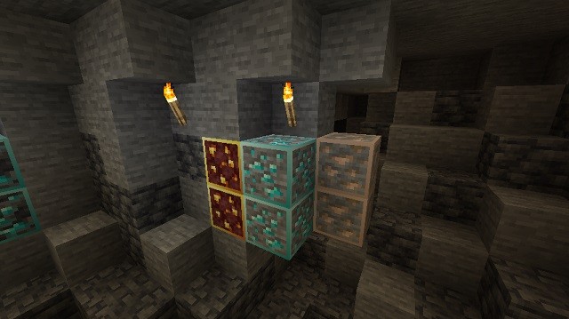 Visible Ores Texture Pack Minecraft