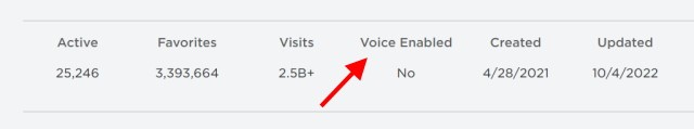 Voice chat đã bật trên Roblox