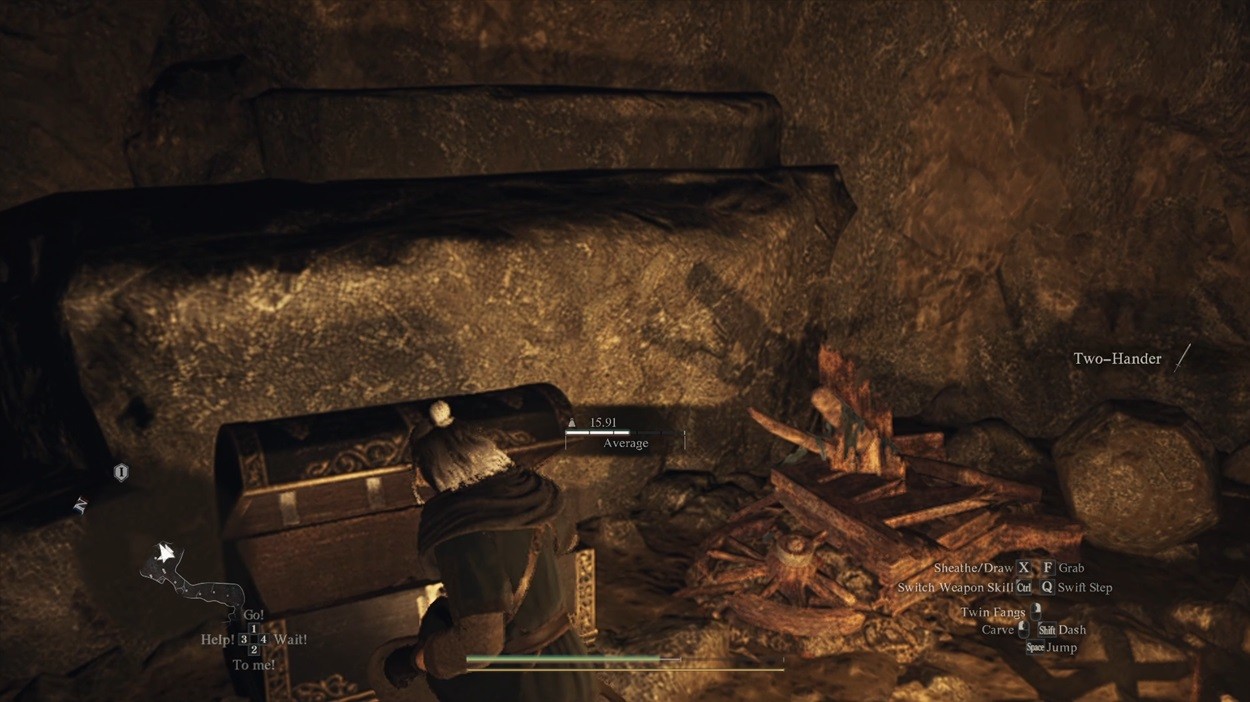 Vũ khí hai tay để mở khóa Chiến Binh trong Dragon's Dogma 2