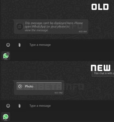 WhatsApp Thử Nghiệm Tính Năng “Xem Một Lần” Trên Ứng Dụng UWP và Menu Pop-up Mới Cho Số Điện Thoại Trên Android