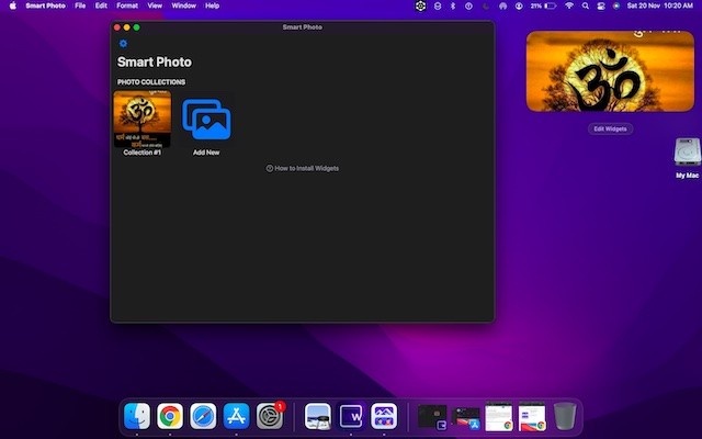 Widget ảnh thông minh cho macOS