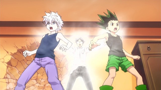 Wing khai mở Nen cho Killua và Gon.