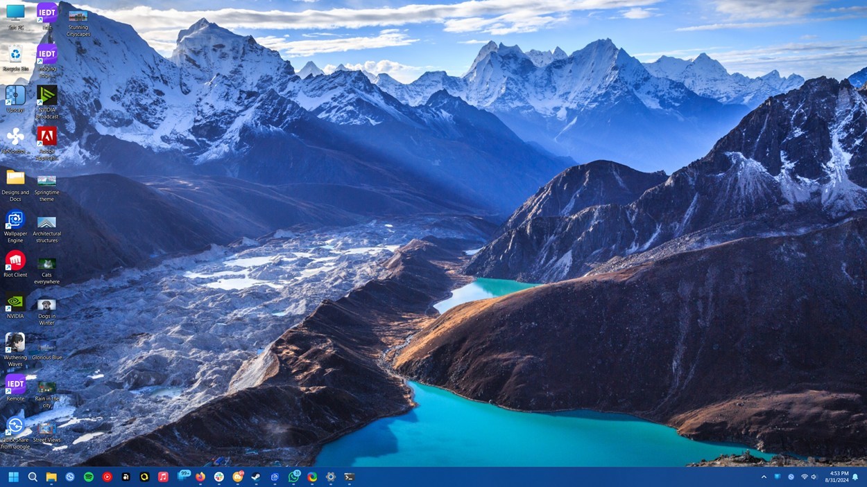World National Parks - Chủ đề các công viên quốc gia hùng vĩ cho Windows 11
