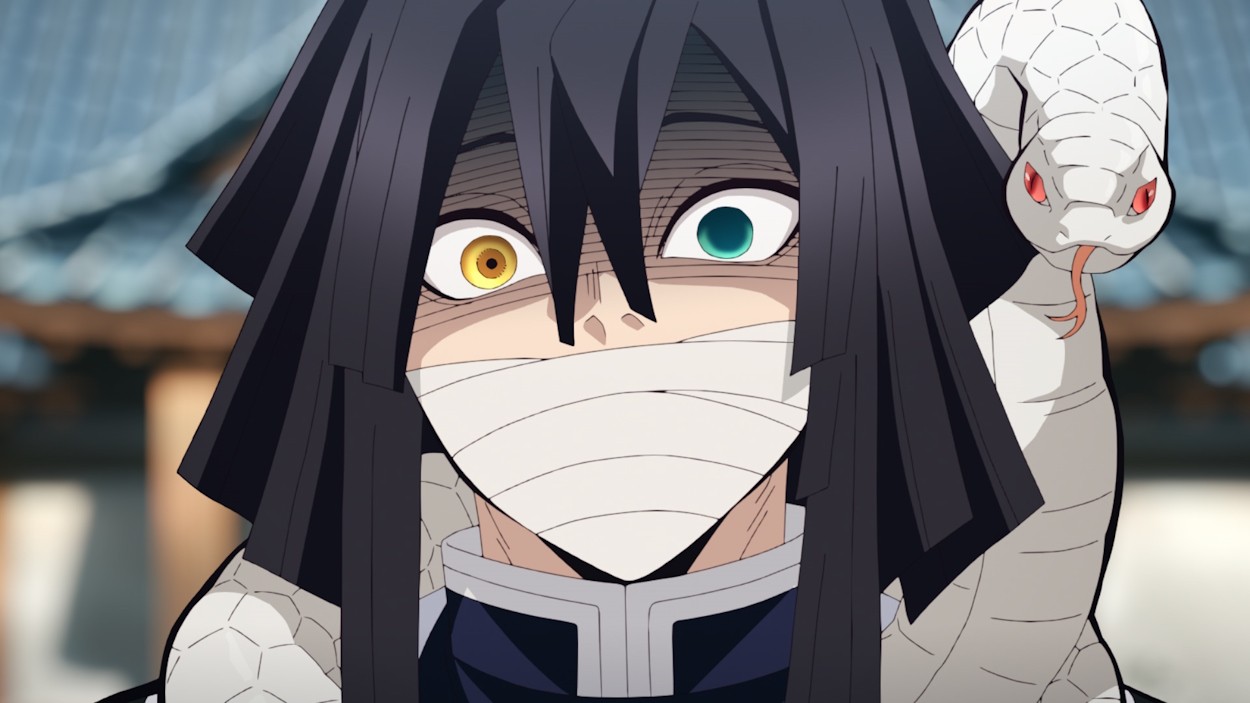 Xà Trụ Obanai trong anime Thanh Gươm Diệt Quỷ.