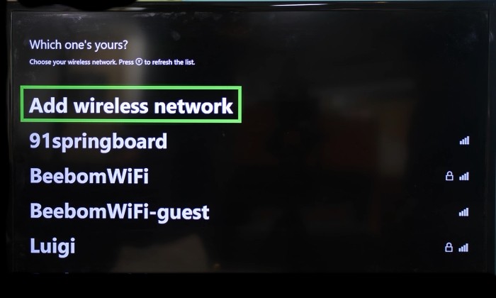 Xbox One X Extra Large Font