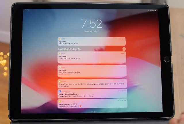 Xóa thông báo trên iPad