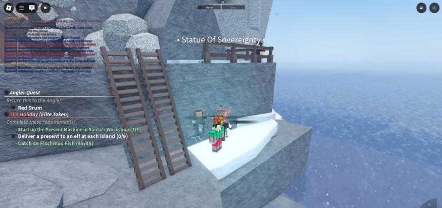 Yêu tinh bỏ trốn trong Roblox Fisch
