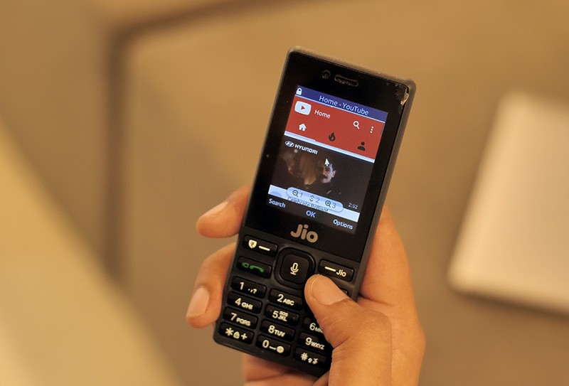 YouTube trên JioPhone