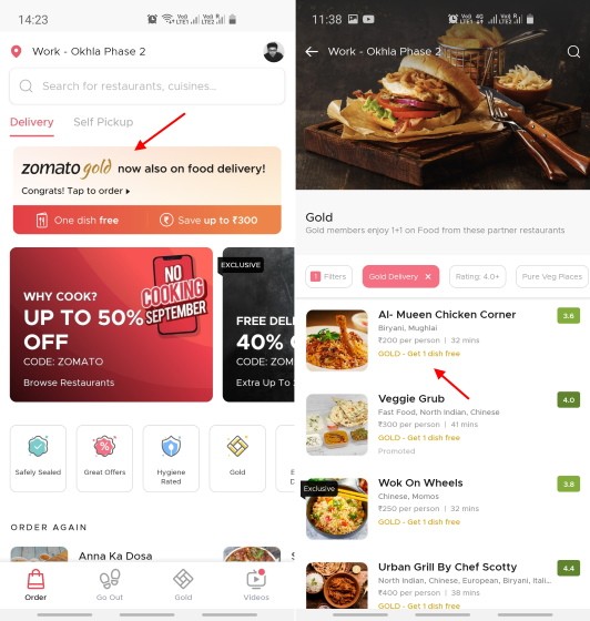 Zomato Gold 2